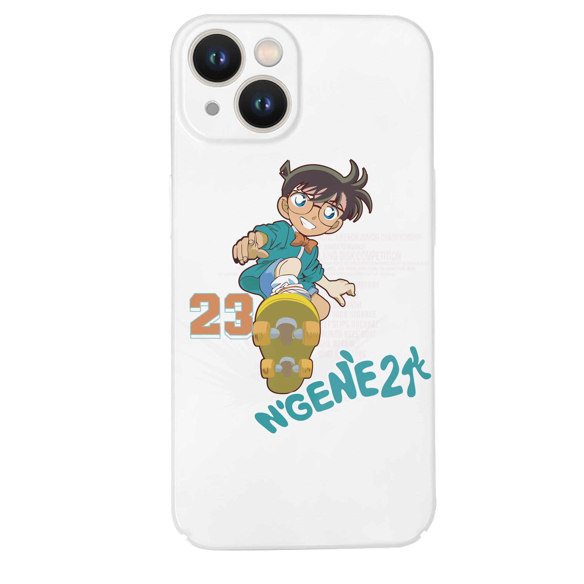 （画像用） 名探偵コナン 江戸川 コナン Detective Conan Conan Edogawa 【iPhone 14シリーズ対応】ハードケース